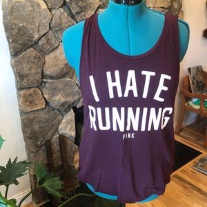 Pink graphic tank top